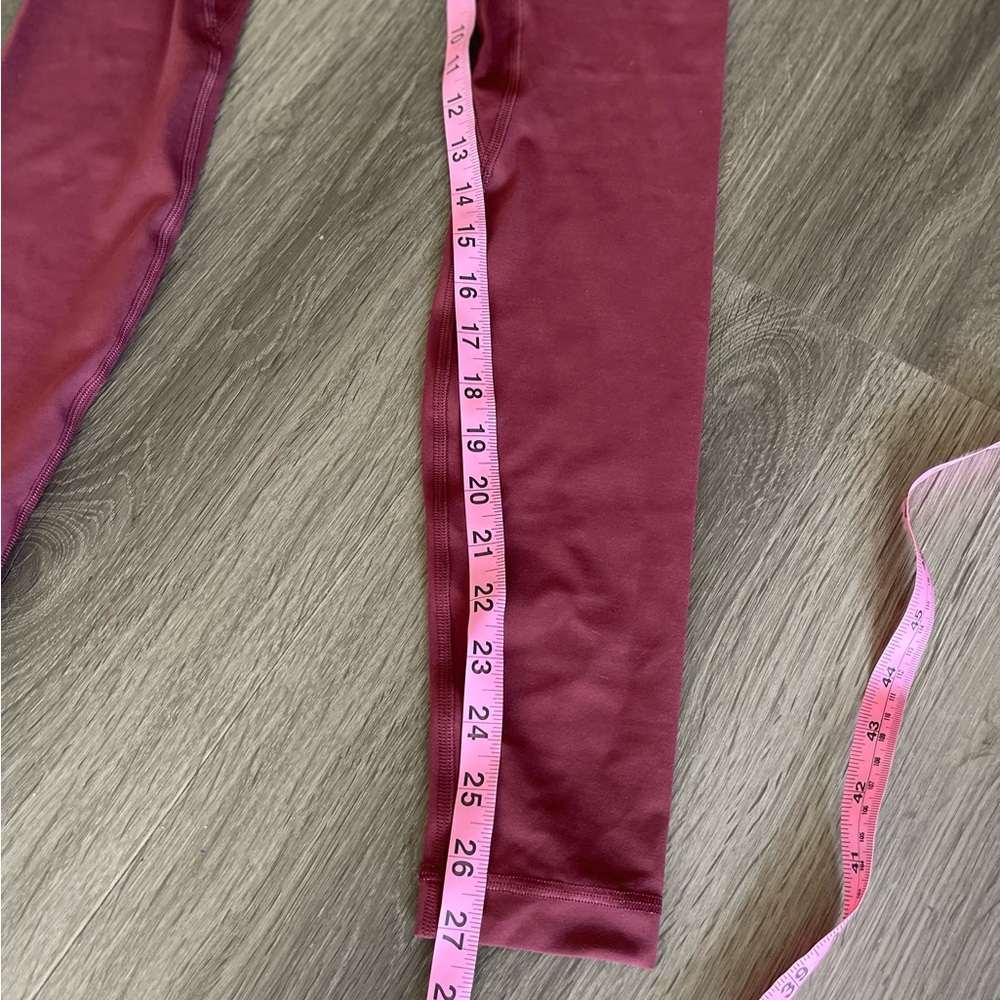 Lululemon Align maroon leggings - Picture 9 of 9